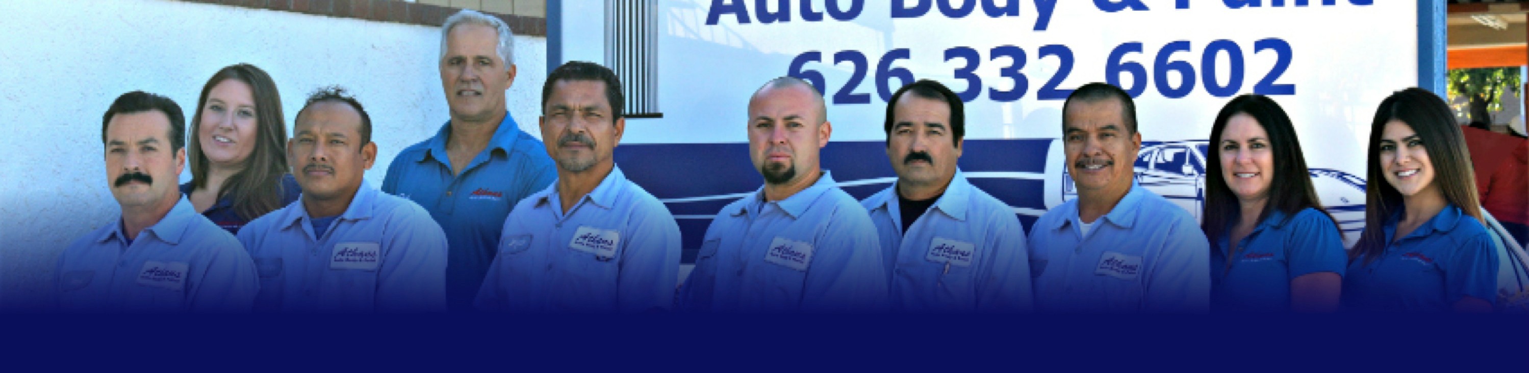 athans auto body company photo banner